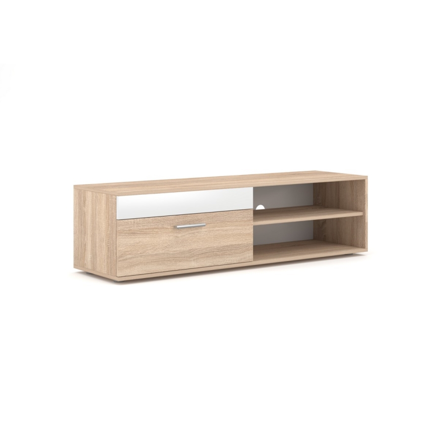 Obývací stěna BRICK 204x150x36 cm dub sonoma/bílá
