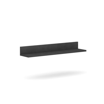 Obývací stěna BRICK 204x150x36 cm hnědá/černá