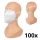 Ochranná maska třídy KN95 (FFP2) 100ks - COMFORT