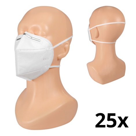 Ochranná maska třídy KN95 (FFP2) 25ks - COMFORT