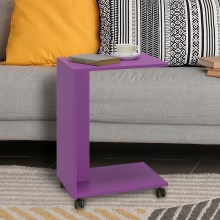 Odkládací stolek 65x35 cm fialová