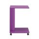 Odkládací stolek 65x35 cm fialová
