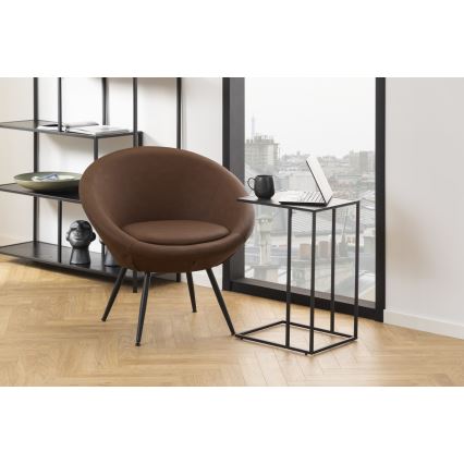 Odkládací stolek ALMA 43x35 cm antracit