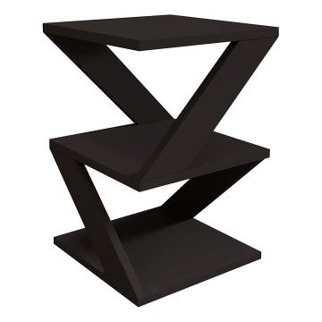 Odkládací stolek ALVINA 30x30 cm černá