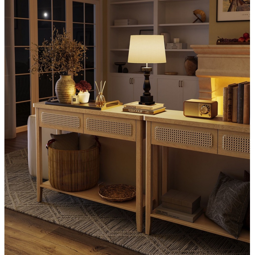 Odkládací stolek FALKO 100x30 cm hnědá