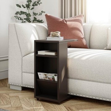 Odkládací stolek FILINTA 40x30 cm hnědá