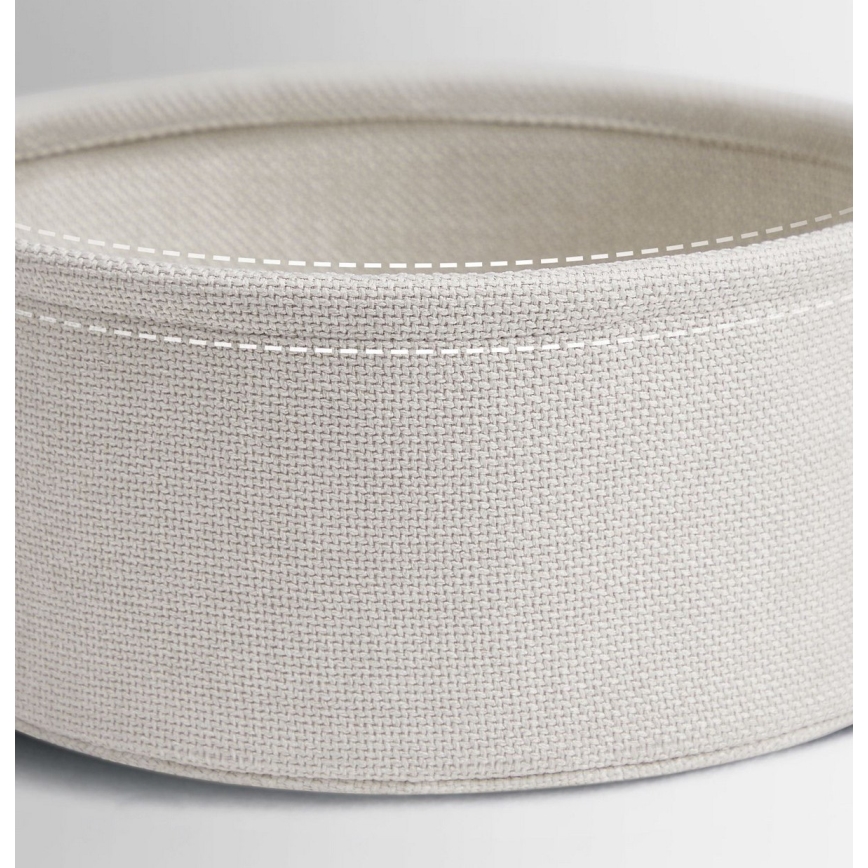 Odkládací stolek NOIRA 45 cm šedá/bílá