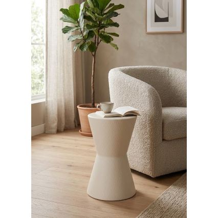 Odkládací stolek PETIT pr. 29 cm bílá