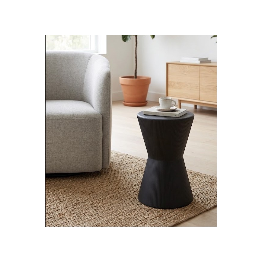 Odkládací stolek PETIT pr. 29 cm černá