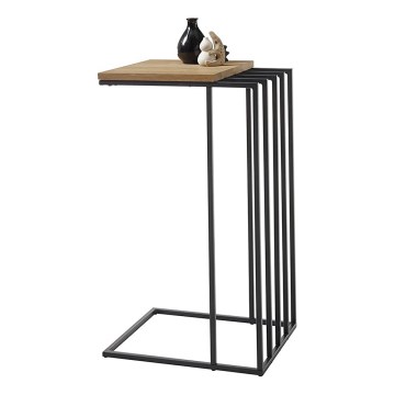 Odkládací stolek ZAIRA 40x35 cm dub