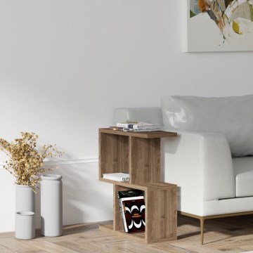 Odkládací stolek ZET 45x17 cm hnědá