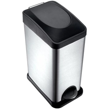Odpadkový koš 15 l černá/nerez