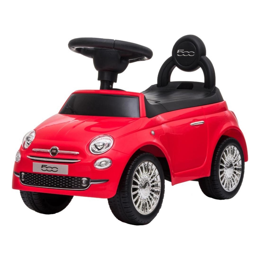 Odrážedlo Fiat 500 2xAA červená