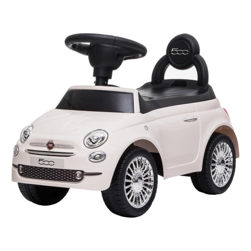 Odrážedlo Fiat 500 2xAA krémová