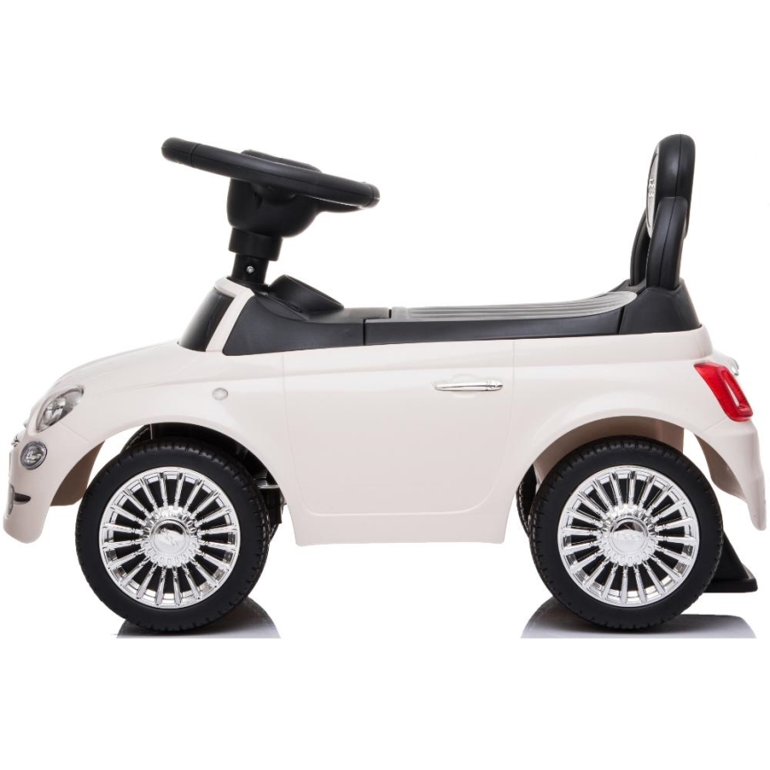 Odrážedlo Fiat 500 2xAA krémová