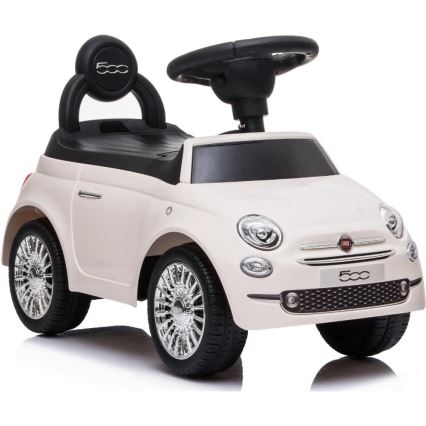 Odrážedlo Fiat 500 2xAA krémová