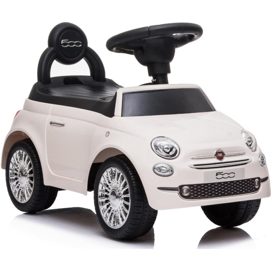 Odrážedlo Fiat 500 2xAA krémová