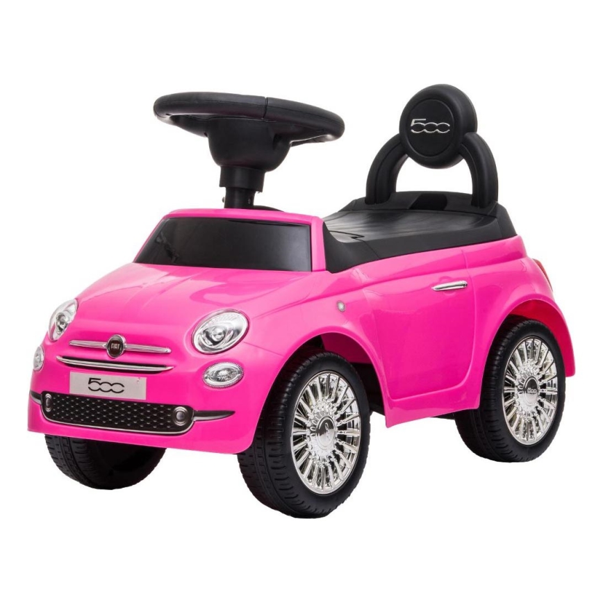 Odrážedlo Fiat 500 2xAA růžová
