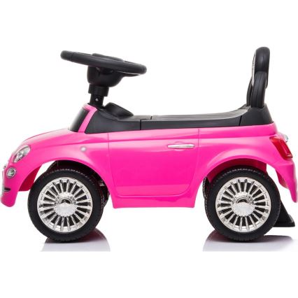 Odrážedlo Fiat 500 2xAA růžová
