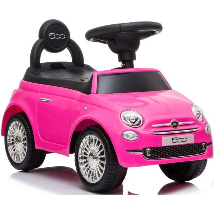 Odrážedlo Fiat 500 2xAA růžová