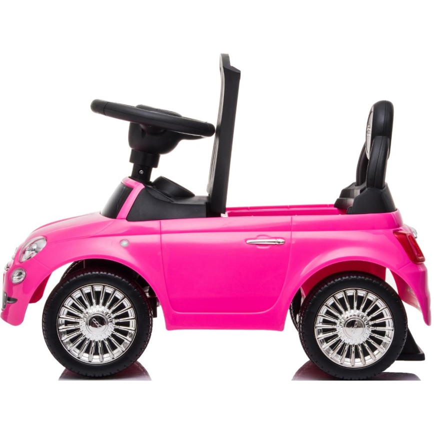 Odrážedlo Fiat 500 2xAA růžová