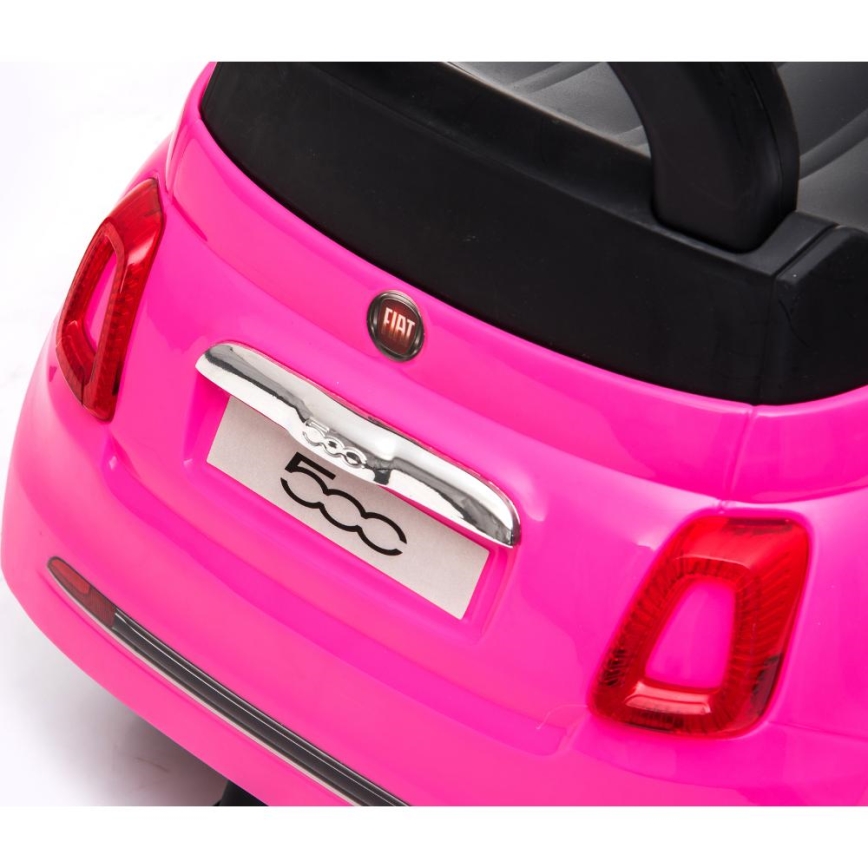 Odrážedlo Fiat 500 2xAA růžová