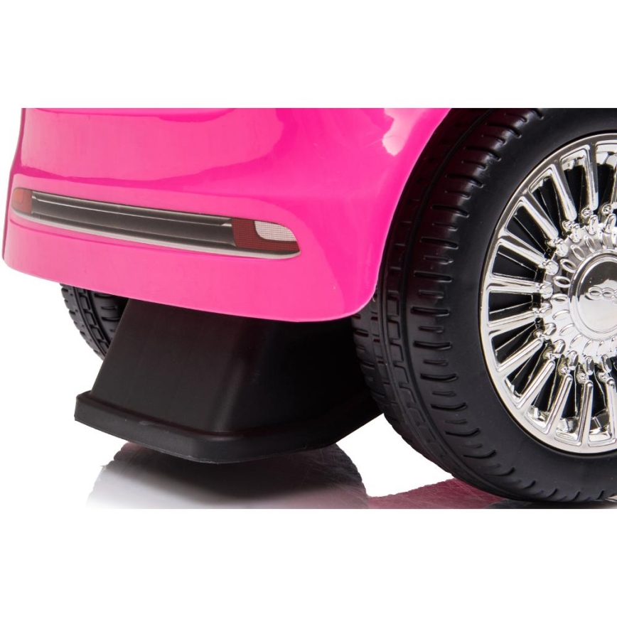 Odrážedlo Fiat 500 2xAA růžová