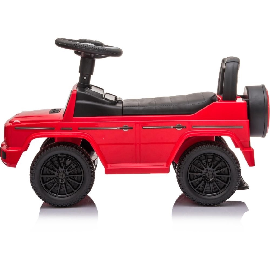 Odrážedlo Mercedes G350d 2xAA červená/černá