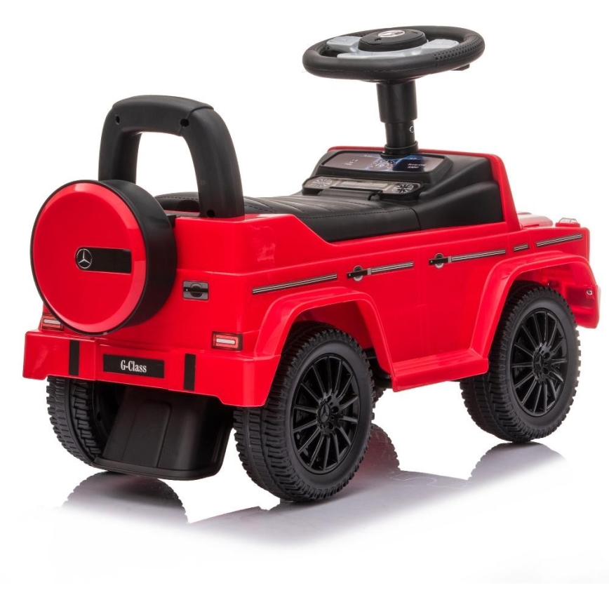 Odrážedlo Mercedes G350d 2xAA červená/černá