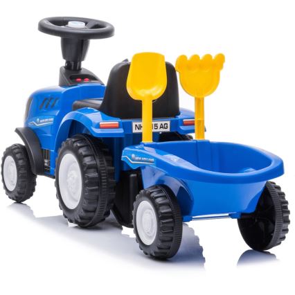Odrážedlo NEW HOLLAND 2xAA modrá/černá