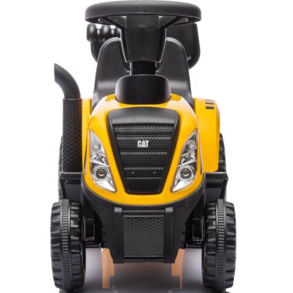 Odrážedlo traktor CAT 2xAA žlutá/černá