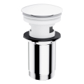 OMNIRES A706BM - Umyvadlová výpusť CLICK-CLACK pr. 6,6 cm matná bílá