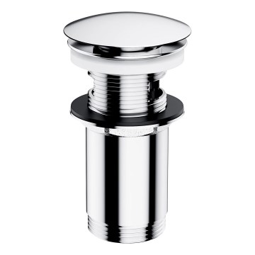 OMNIRES A706CR - Umyvadlová výpusť CLICK-CLACK pr. 6,6 cm lesklý chrom