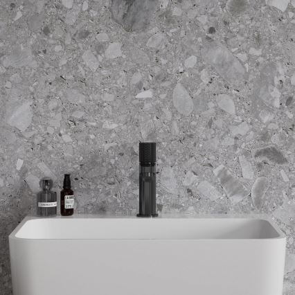 OMNIRES CT8010AT - Umyvadlová baterie CONTOUR 16,6 cm kartáčovaný antracit