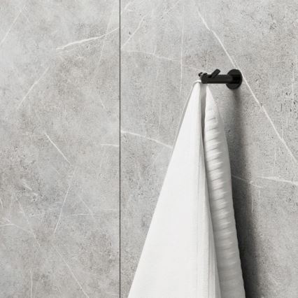OMNIRES MP60120BL - Nástěnný háček MODERN PROJECT matná černá