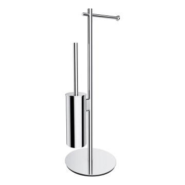 OMNIRES MP60810CR - Stojan na toaletní papír a WC štětku MODERN PROJECT lesklý chrom