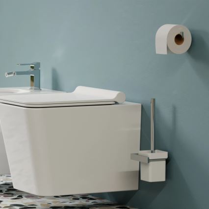 OMNIRES NL80620CR - Nástěnná WC štětka NELSON lesklý chrom