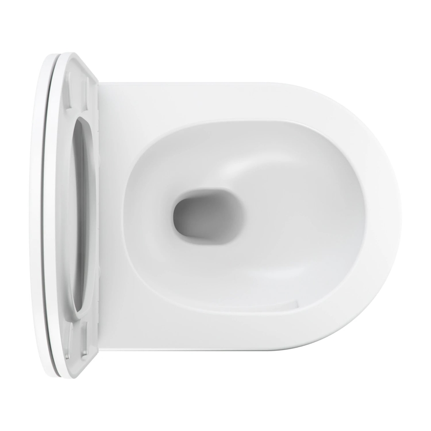 OMNIRES OTTAWASPXMWBM - Závěsné WC s prkénkem SoftClose OTTAWA keramika/matná bílá