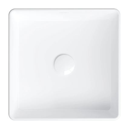 OMNIRES PASADENA360BP - Umyvadlo na desku PASADENA 36x36 cm keramika/lesklá bílá