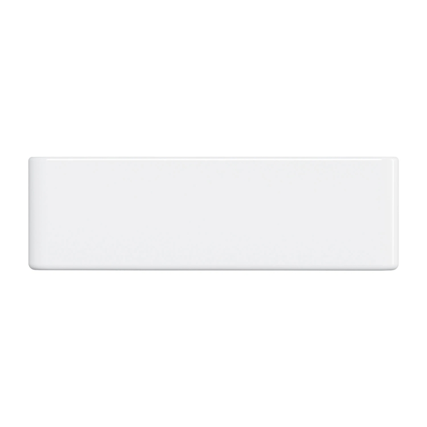 OMNIRES PASADENA360BP - Umyvadlo na desku PASADENA 36x36 cm keramika/lesklá bílá