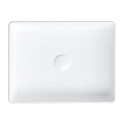 OMNIRES PASADENA470BP - Umyvadlo na desku PASADENA 47x36 cm keramika/lesklá bílá