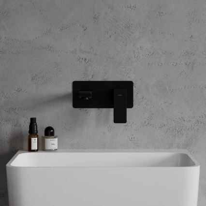 OMNIRES PM7415BL - Umyvadlová baterie pro podomítkovou instalaci PARMA matná černá