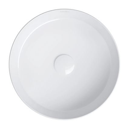 OMNIRES TULSA355BP - Umyvadlo na desku TULSA pr. 36 cm keramika/lesklá bílá