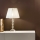 Ondaluce - Křišťálová stolní lampa BRIGIDA 1xE27/15W/230V krémová/čirá