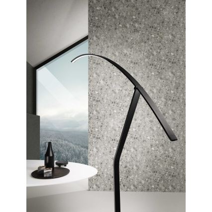 Ondaluce - LED Stmívatelná stojací lampa FOLAGA LED/30W/230V černá