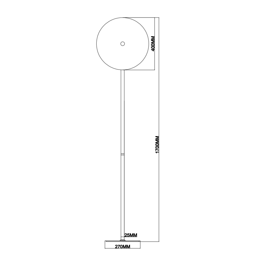 Ondaluce - LED Stmívatelná stojací lampa JOKEY LED/15W/230V 170 cm zlatá/kouřová béžová