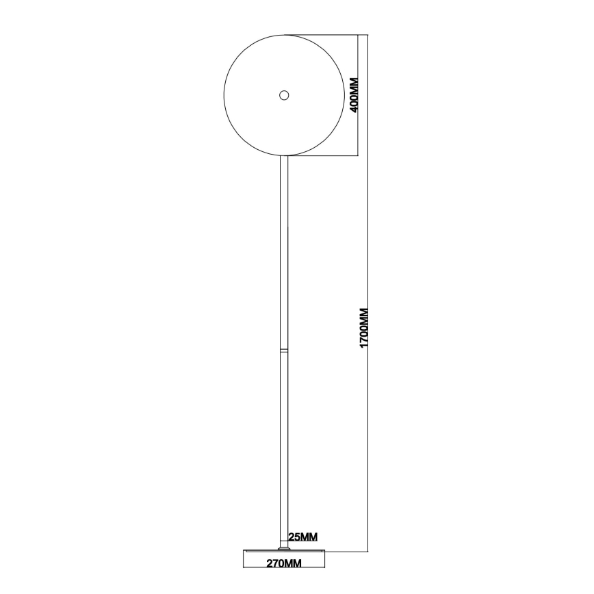 Ondaluce - LED Stmívatelná stojací lampa JOKEY LED/15W/230V zlatá/čirá