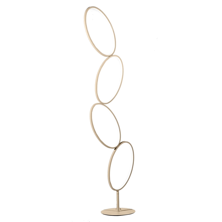 Ondaluce - LED Stmívatelná stojací lampa RICE LED/38W/230V 166 cm zlatá
