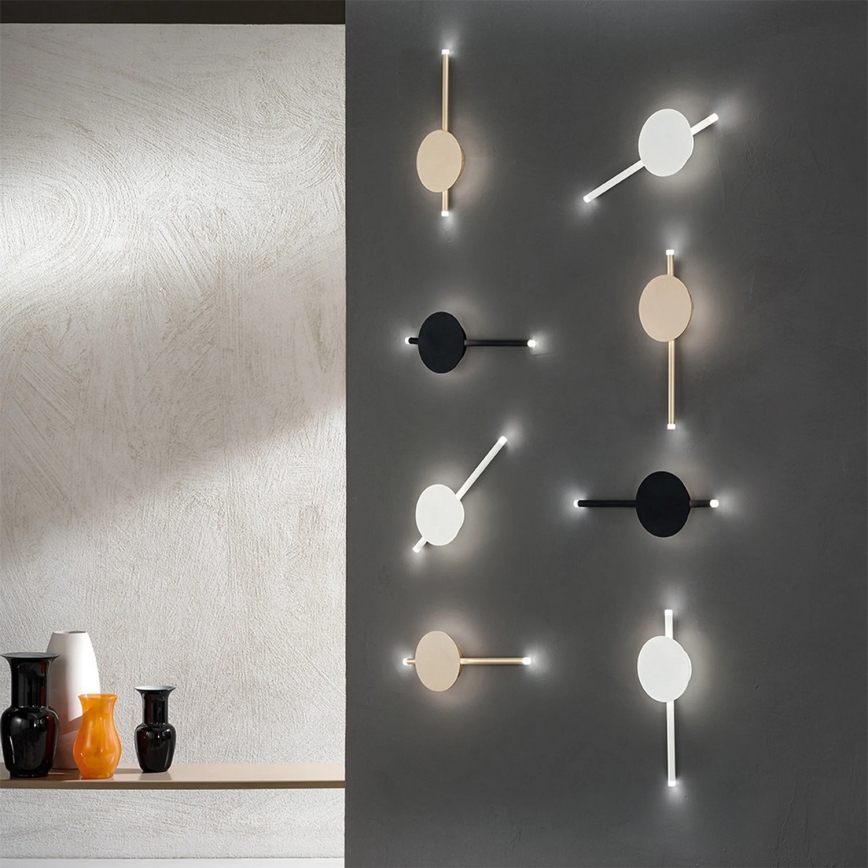 Ondaluce - LED Stmívatelné nástěnné svítidlo JAMES LED/16W/230V zlatá