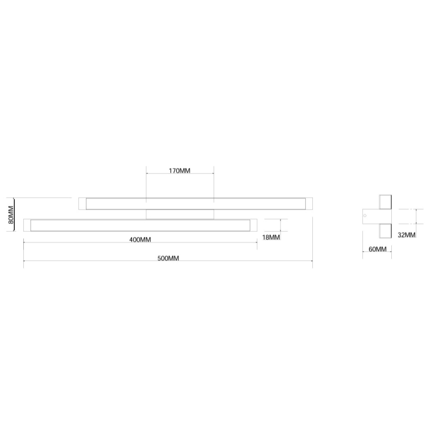 Ondaluce - LED Stmívatelné nástěnné svítidlo MOVIDA LED/16W/230V zlatá